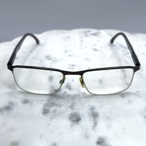 Carrera 8843 J7D Semi Matte Bronze Half Rim Eyeglasses Frames Only 54-19-145